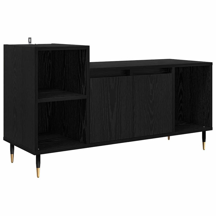 TV-skab Sort eg 100 x 35 x 55 cm Konstrueret træ