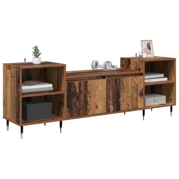 TV-skab Gammelt træ 160 x 35 x 55 cm Konstrueret træ