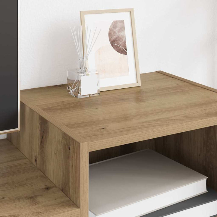 TV-skab 160 x 35 x 55 cm Artisan Egetræ Konstrueret træ