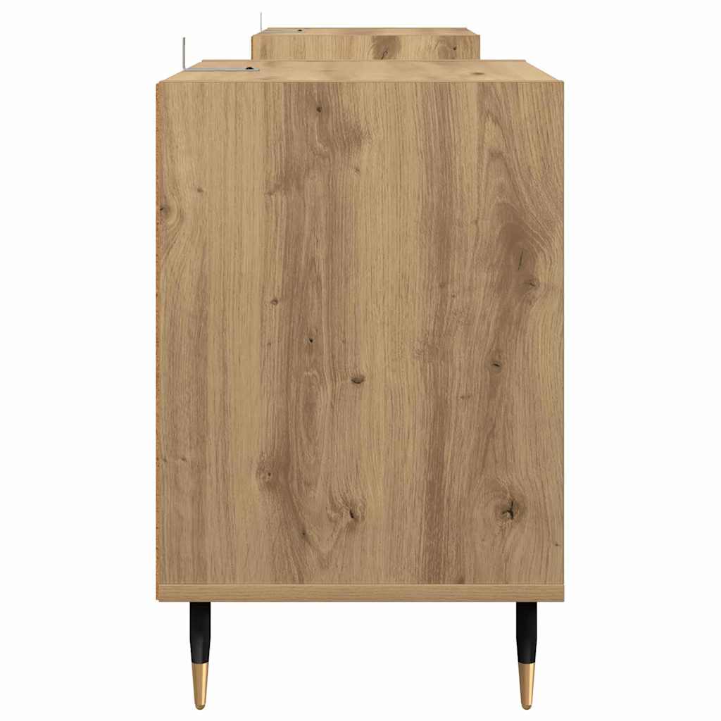 TV-skab 160 x 35 x 55 cm Artisan Egetræ Konstrueret træ