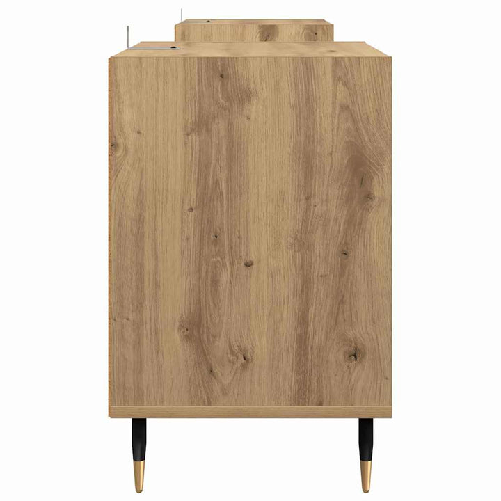 TV-skab 160 x 35 x 55 cm Artisan Egetræ Konstrueret træ