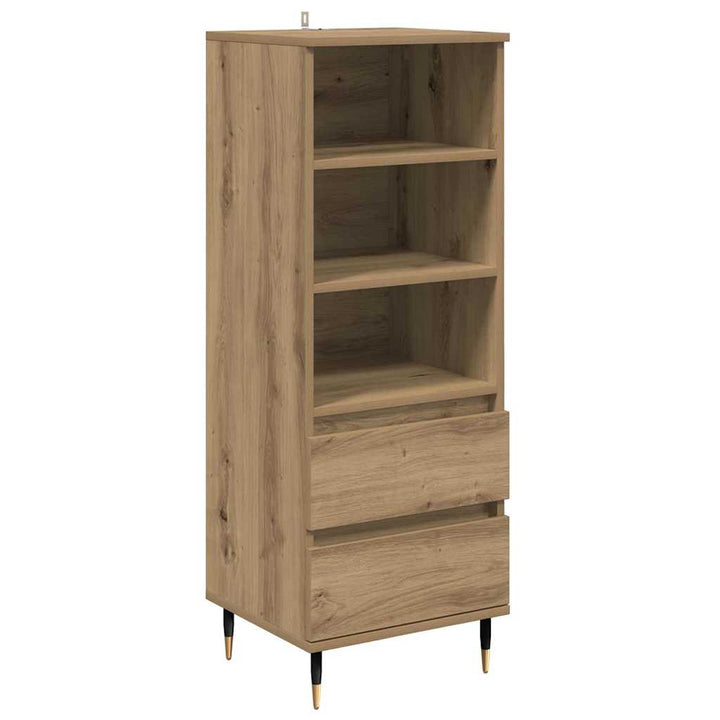 Highboard Artisan Egetræ 40 x 36 x 110 cm Konstrueret træ