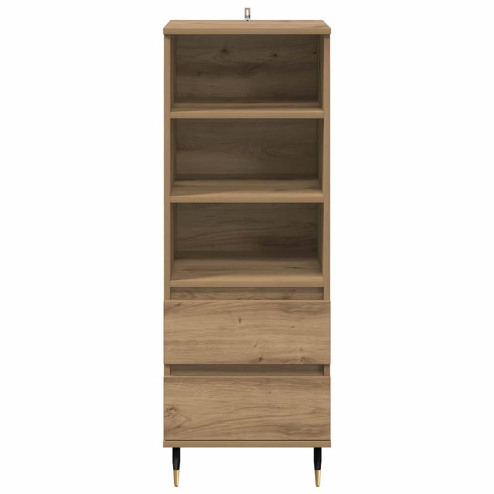 Highboard Artisan Egetræ 40 x 36 x 110 cm Konstrueret træ