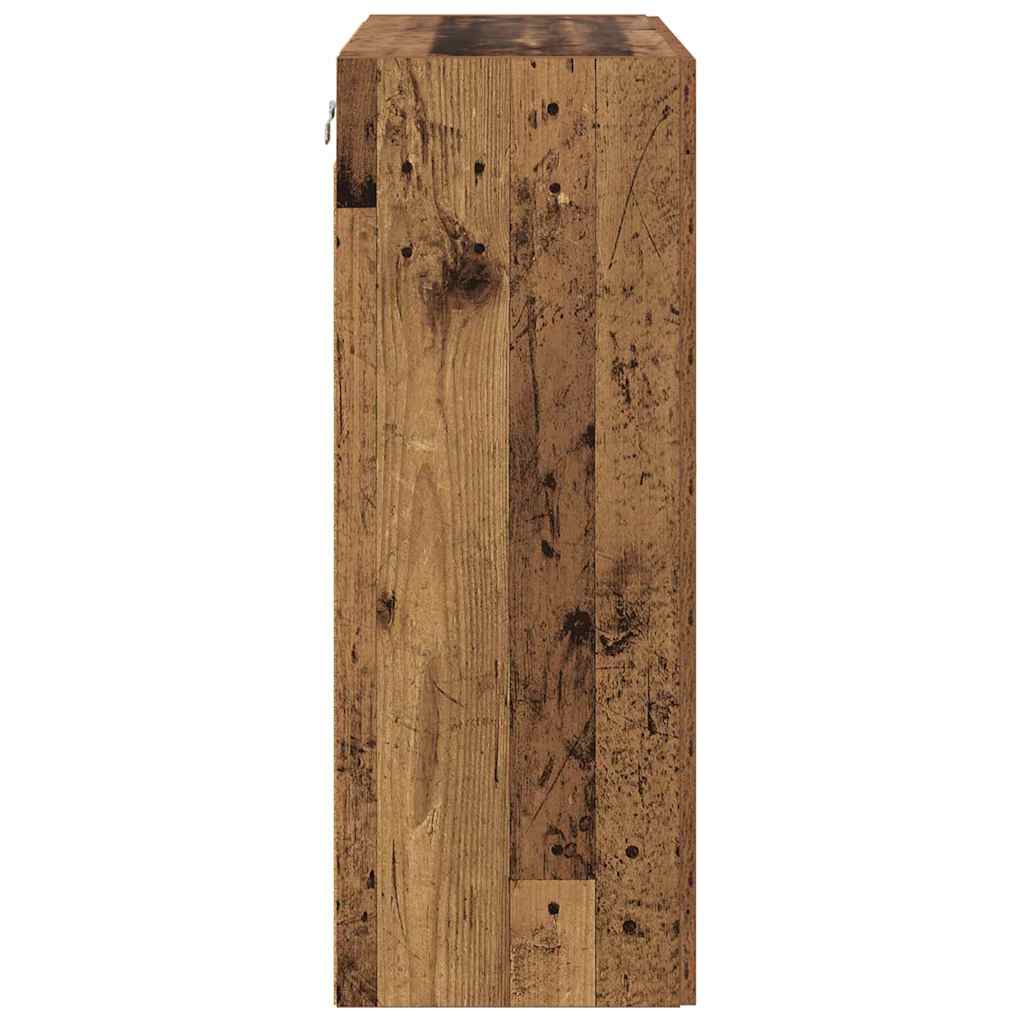 Vægskab Gammelt træ 69,5 x 34 x 90 cm Konstrueret træ