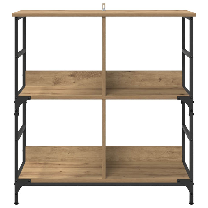 Bogreol 4 niveauer 78,5 x 33 x 82 cm Konstrueret træ artisan eg