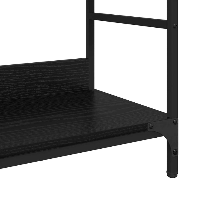 Bogreol Sort eg 78,5 x 33 x 82 cm Konstrueret træ