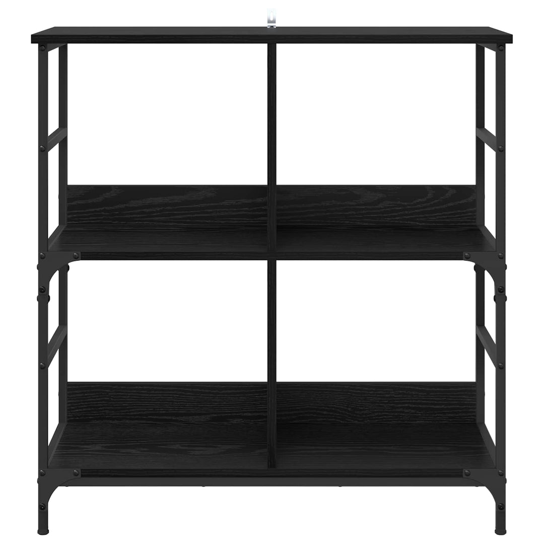 Bogreol Sort eg 78,5 x 33 x 82 cm Konstrueret træ