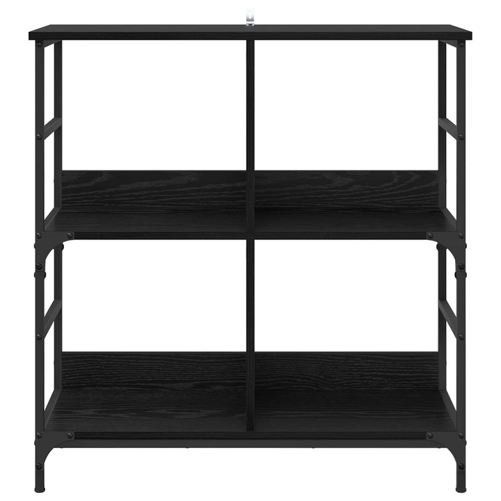 Bogreol Sort eg 78,5 x 33 x 82 cm Konstrueret træ