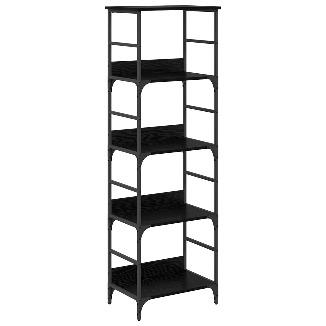 Bogreol Sort eg 50 x 33 x 153 cm Konstrueret træ