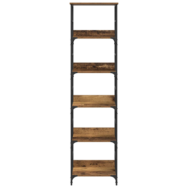 Bogreol Gammelt træ 50 x 33 x 188,5 cm Konstrueret træ