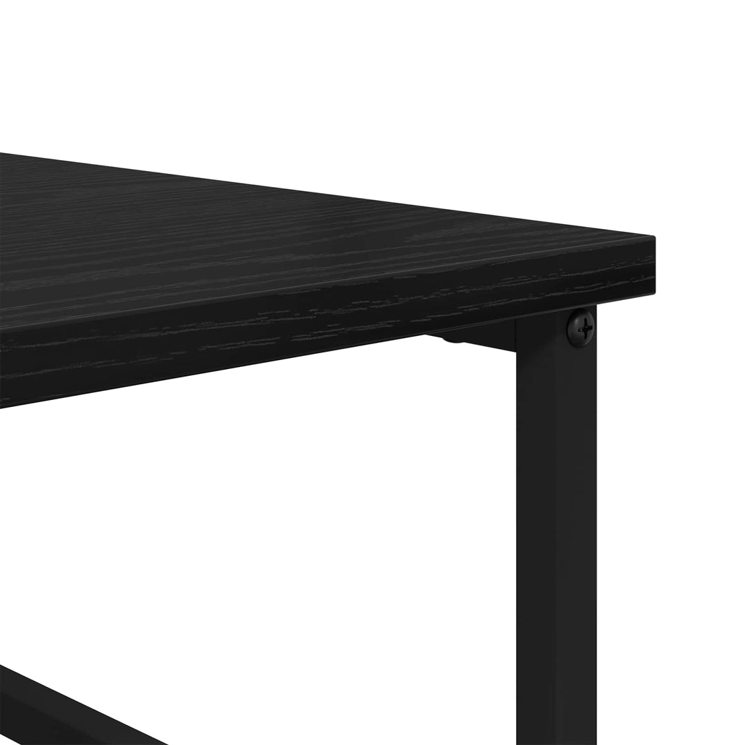 Bogreol 5 niveauer 50 x 33 x 188,5 cm Konstrueret træ Sort eg
