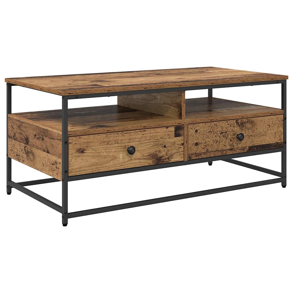 Sofabord Gammelt træ 100 x 51 x 45 cm Konstrueret træ