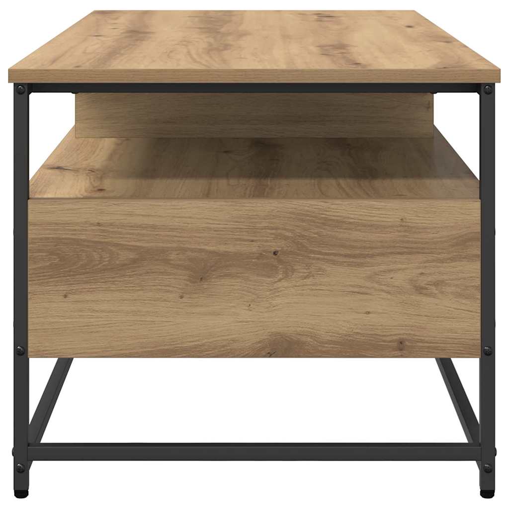 Sofabord Artisan Egetræ 100 x 51 x 45 cm Konstrueret træ