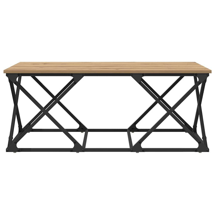 Sofabord Artisan Egetræ 100 x 49 x 40 cm Konstrueret træ