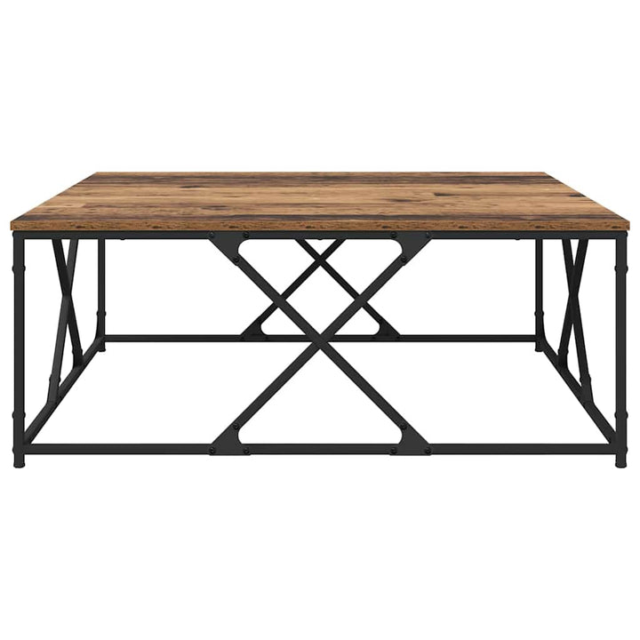 Sofabord Gammelt træ 100 x 100 x 40 cm Konstrueret træ