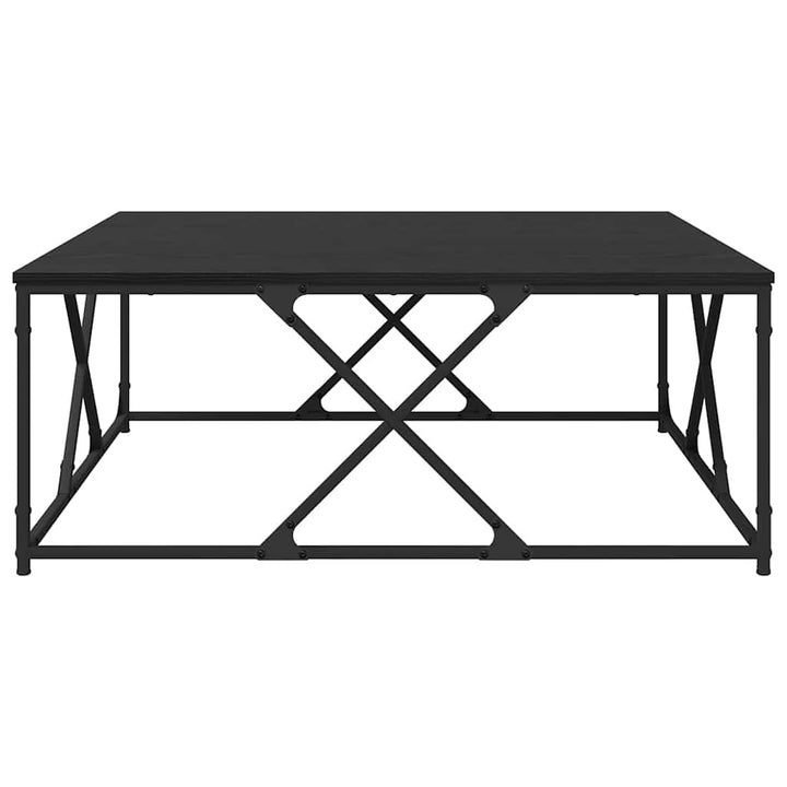 Sofabord Sort eg 100 x 100 x 40 cm Konstrueret træ