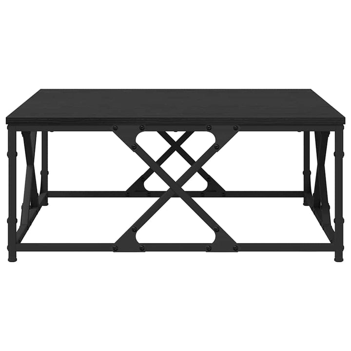 Sofabord Sort eg 70 x 70 x 30 cm Konstrueret træ