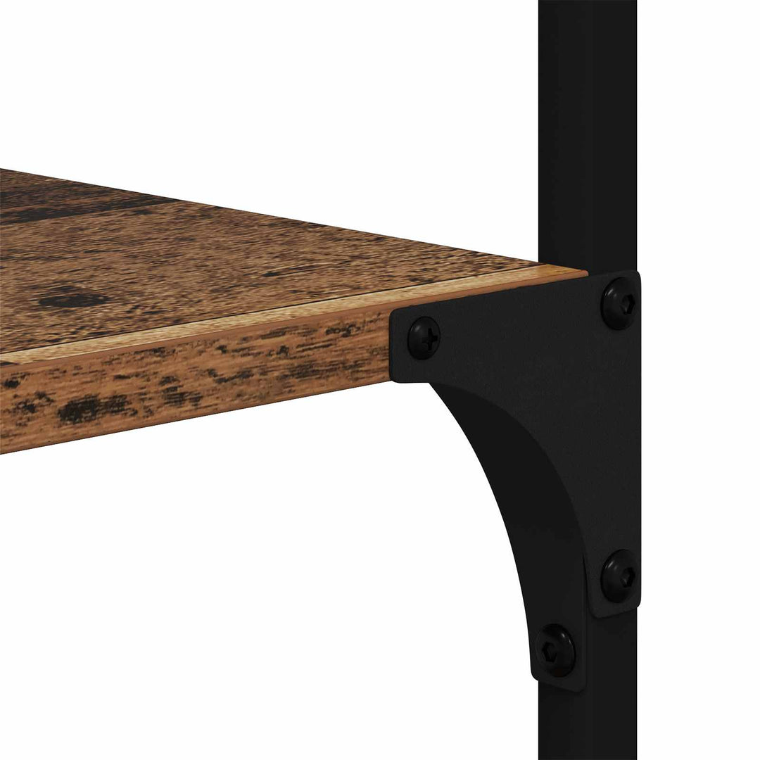Bogreol Gammelt træ 99 x 35,5 x 176 cm Konstrueret træ