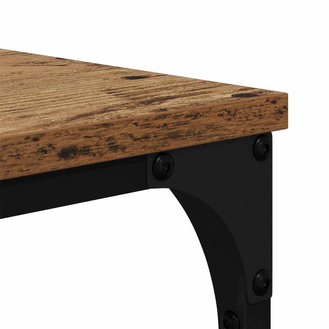 Bogreol Gammelt træ 99 x 35,5 x 176 cm Konstrueret træ
