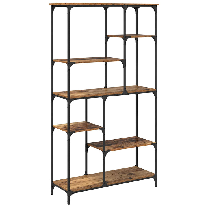 Bogreol Gammelt træ 99 x 35,5 x 176 cm Konstrueret træ