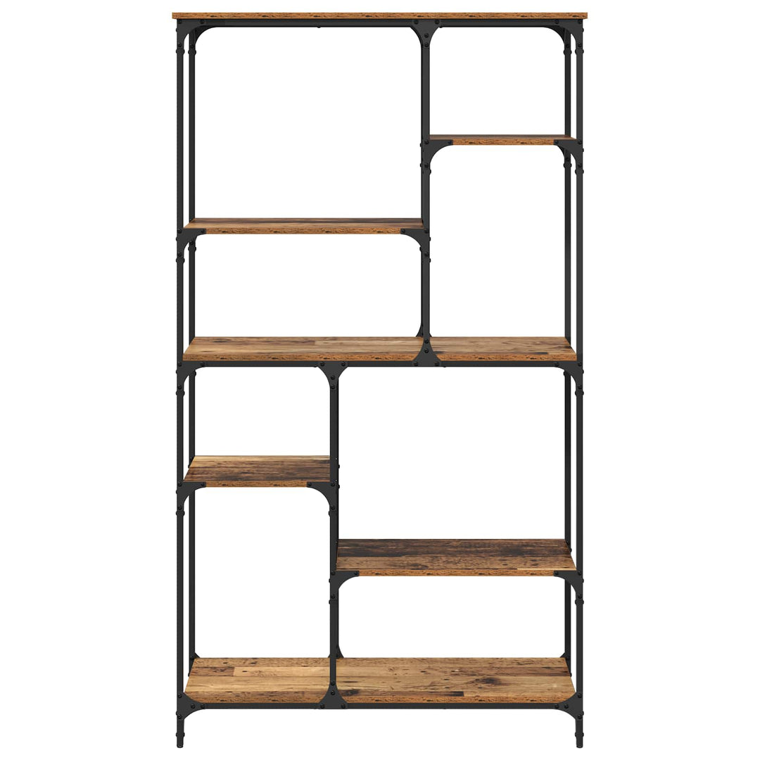 Bogreol Gammelt træ 99 x 35,5 x 176 cm Konstrueret træ