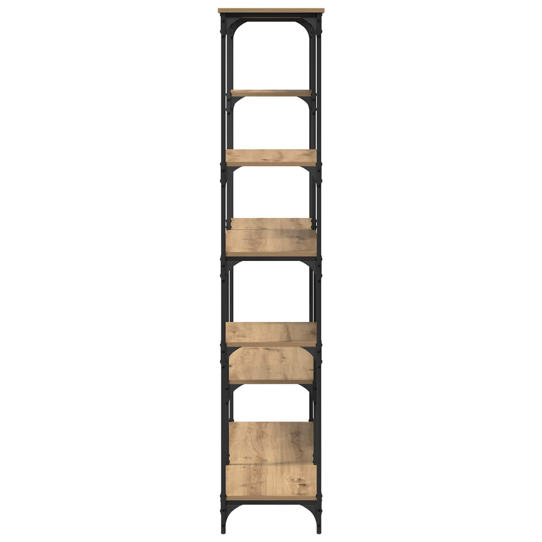 Bogreol 5 niveauer 99 x 35,5 x 176 cm Konstrueret træ