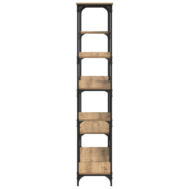 Bogreol 5 niveauer 99 x 35,5 x 176 cm Konstrueret træ