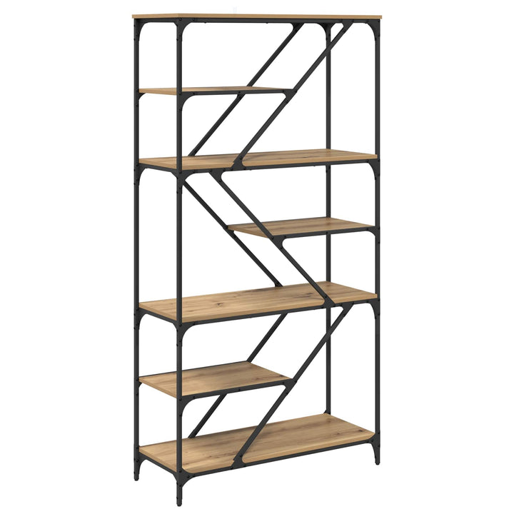 Bogreol Artisan Egetræ 91 x 36 x 176 cm Konstrueret træ