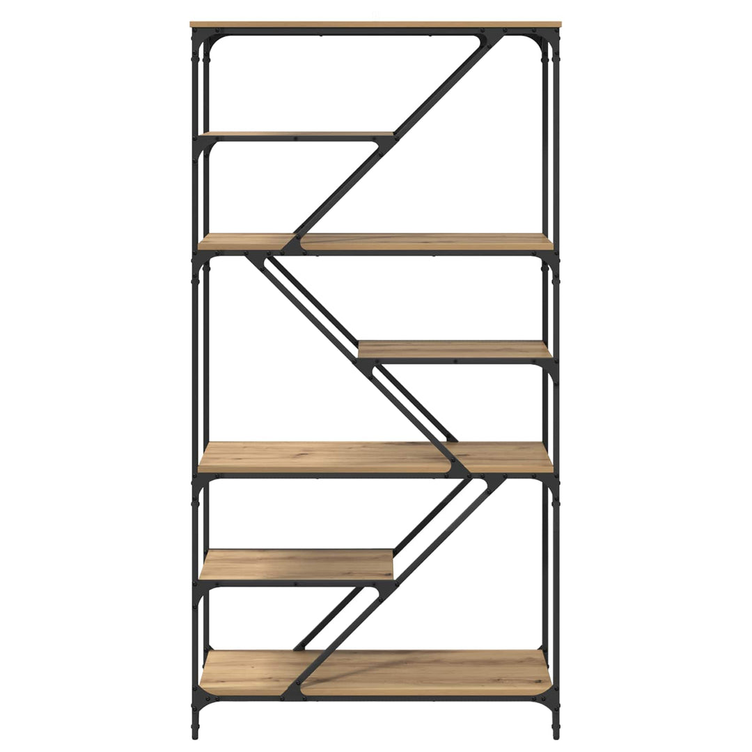 Bogreol Artisan Egetræ 91 x 36 x 176 cm Konstrueret træ