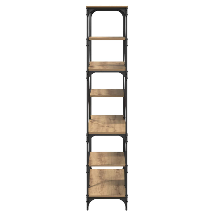 Bogreol 9 niveauer 91 x 36 x 176 cm Konstrueret træ