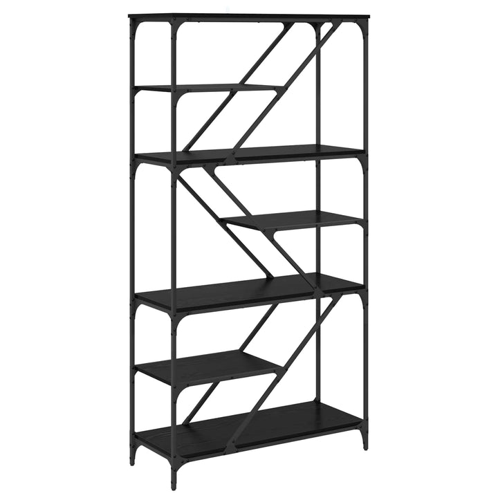 Bogreol Sort eg 91 x 36 x 176 cm Konstrueret træ