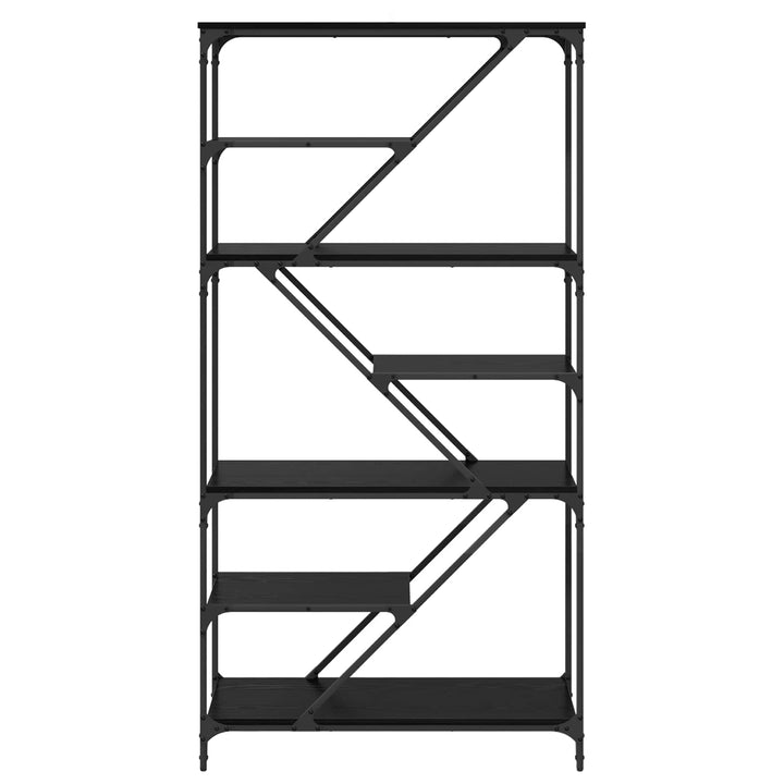 Bogreol Sort eg 91 x 36 x 176 cm Konstrueret træ