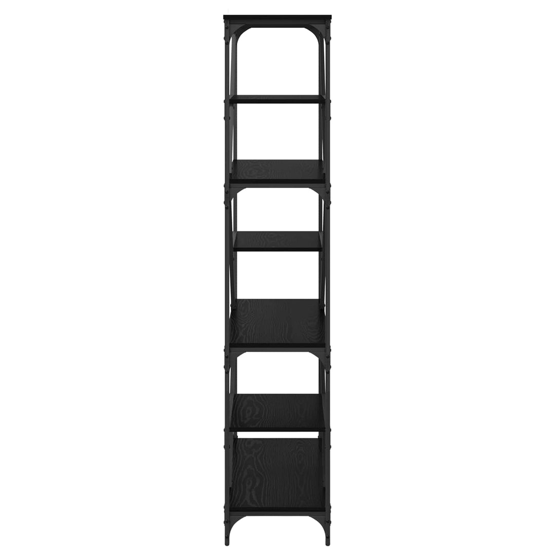 Bogreol Sort eg 91 x 36 x 176 cm Konstrueret træ