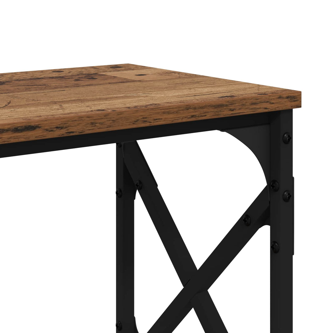 Konsolbord Gammelt træ 156 x 28 x 80,5 cm Konstrueret træ
