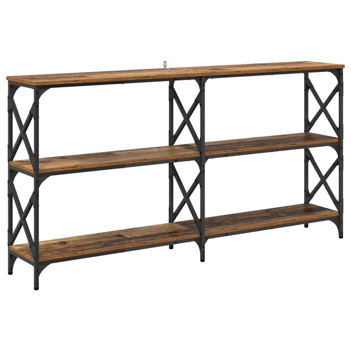 Konsolbord Gammelt træ 156 x 28 x 80,5 cm Konstrueret træ