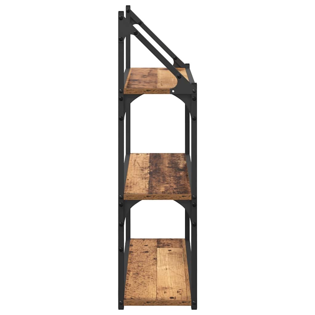 Væghylde Gammelt træ 60 x 21 x 78,5 cm Konstrueret træ