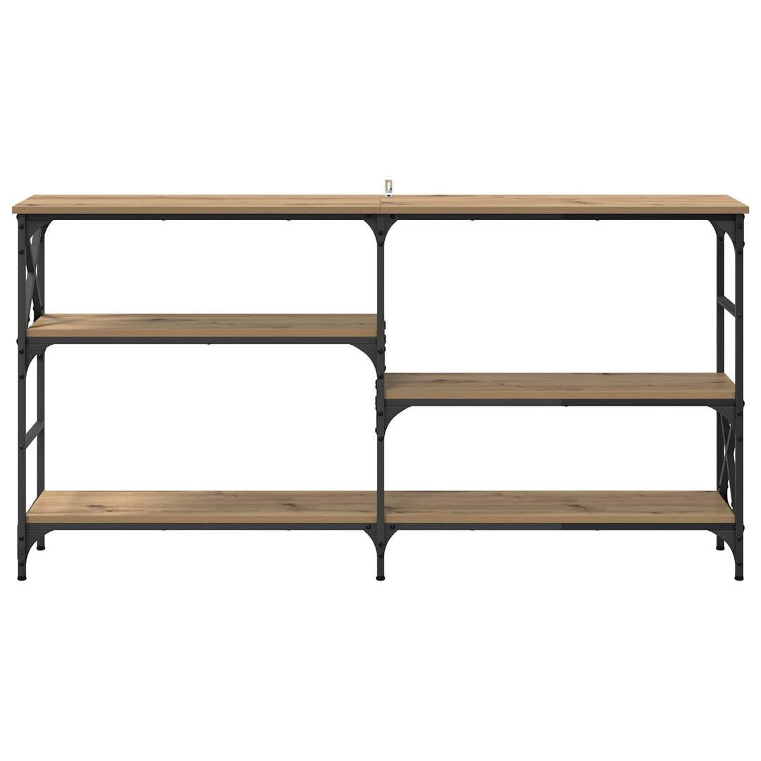 Konsolbord Artisan Egetræ 150 x 29 x 76,5 cm Konstrueret træ