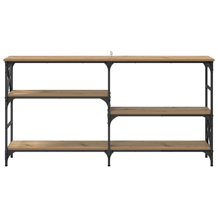 Konsolbord Artisan Egetræ 150 x 29 x 76,5 cm Konstrueret træ