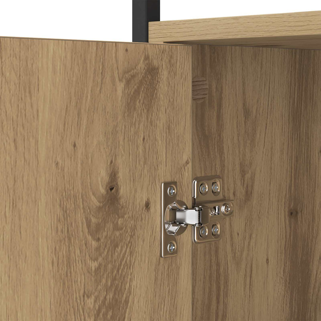 Sideboard Artisan Egetræ 100 x 35 x 80 cm Konstrueret træ