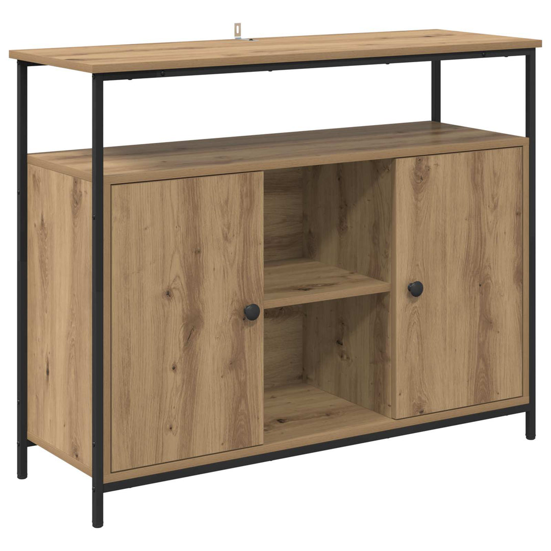 Sideboard Artisan Egetræ 100 x 35 x 80 cm Konstrueret træ