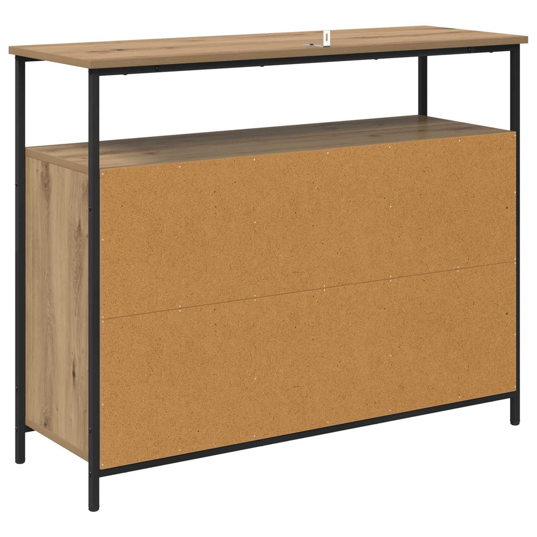 Sideboard Artisan Egetræ 100 x 35 x 80 cm Konstrueret træ