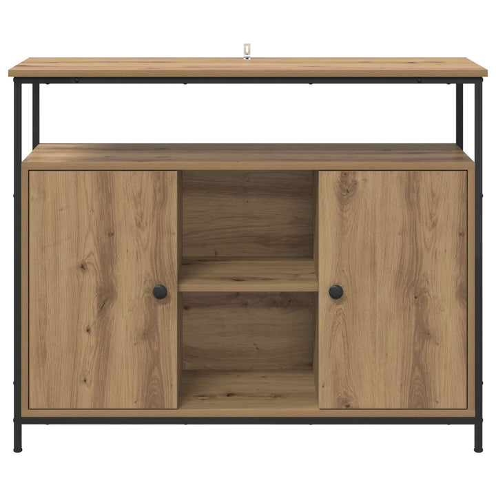 Sideboard Artisan Egetræ 100 x 35 x 80 cm Konstrueret træ