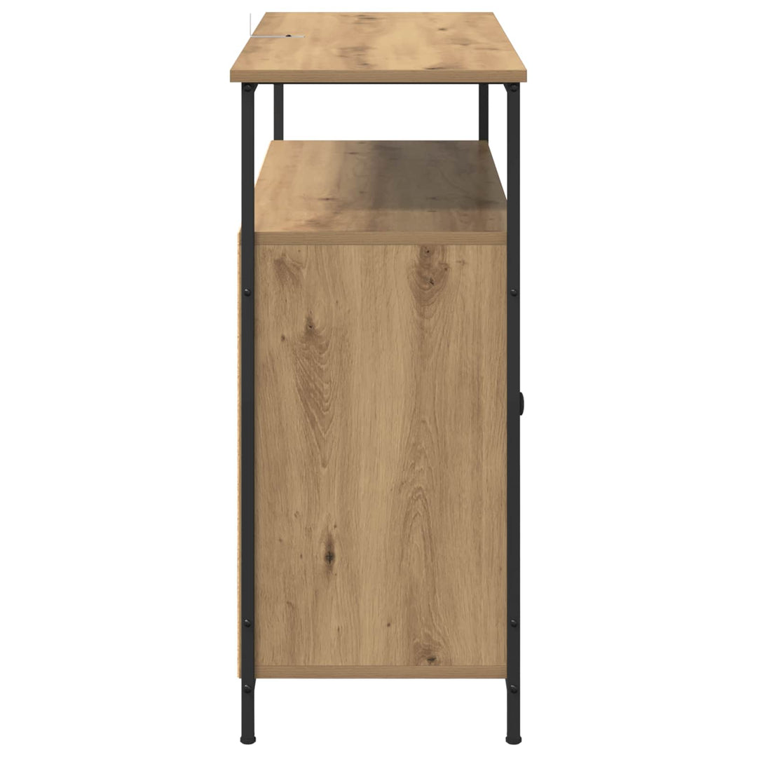 Sideboard Artisan Egetræ 100 x 35 x 80 cm Konstrueret træ