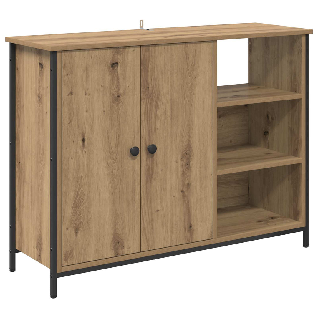 Sideboard Artisan Egetræ 100 x 33 x 75 cm Konstrueret træ