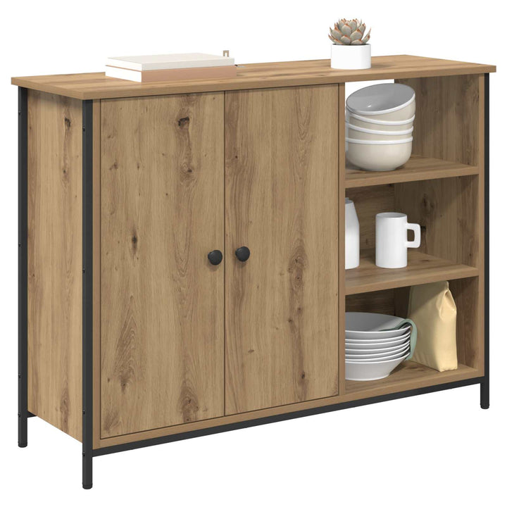 Sideboard Artisan Egetræ 100 x 33 x 75 cm Konstrueret træ