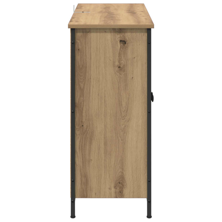 Sideboard Artisan Egetræ 100 x 33 x 75 cm Konstrueret træ