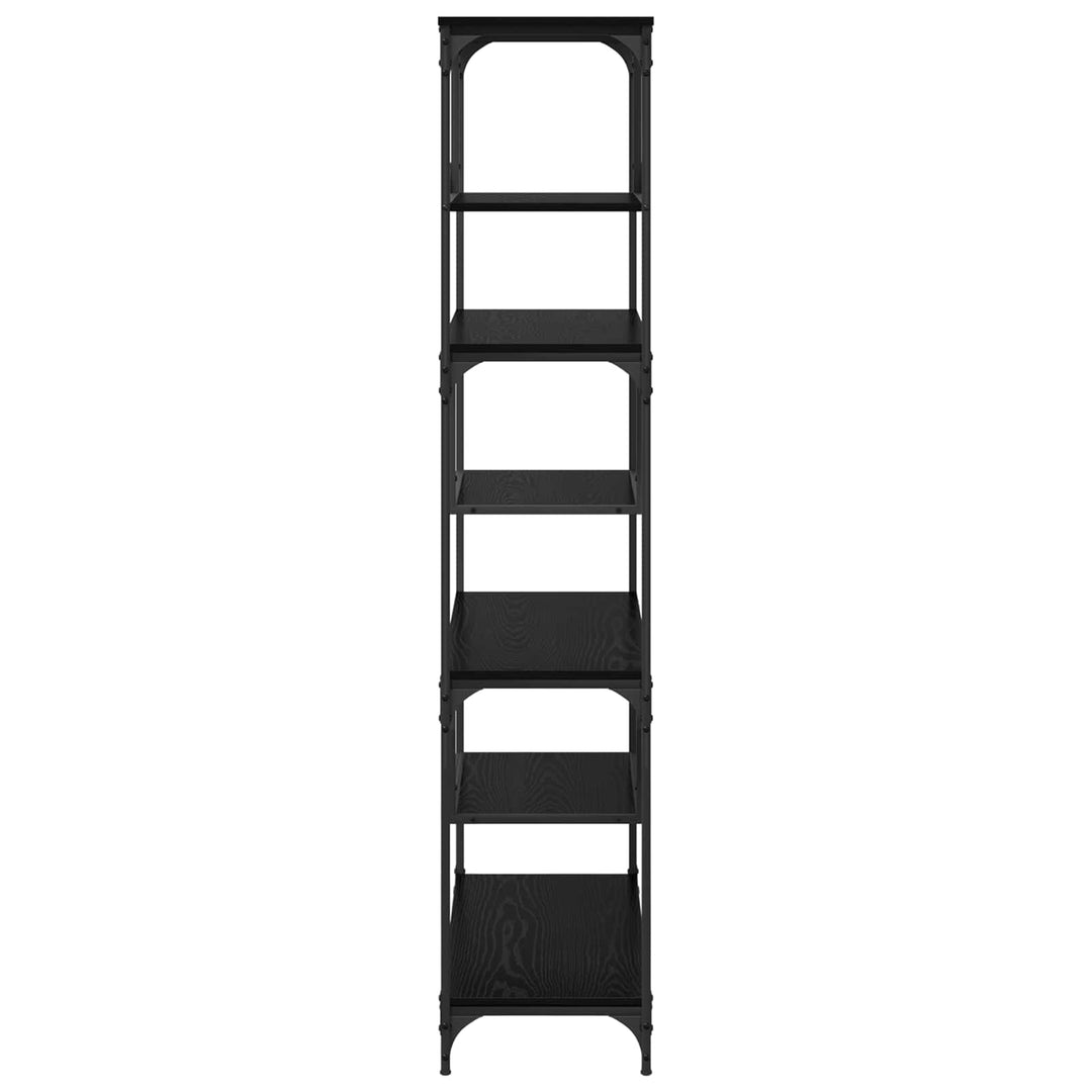 Bogreol Sort eg 81 x 36 x 176 cm Konstrueret træ