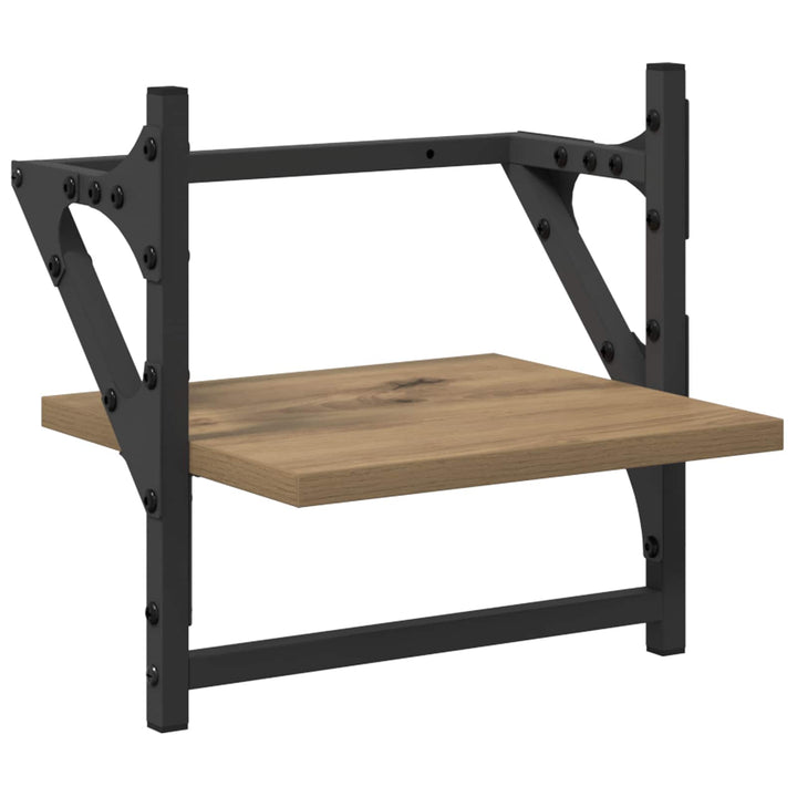 Væghyldesæt med hylde 6 pcs Artisan Egetræ 100 x 25 x 30 cm