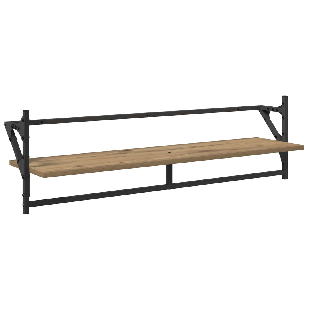 Væghyldesæt med hylde 6 pcs Artisan Egetræ 100 x 25 x 30 cm