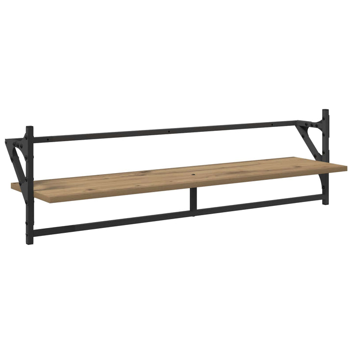 Væghyldesæt med hylde 6 pcs Artisan Egetræ 100 x 25 x 30 cm